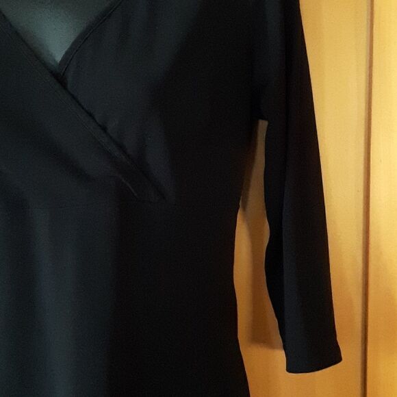 New York & Company Stretch Black Top  Size S - Picture 4 of 14